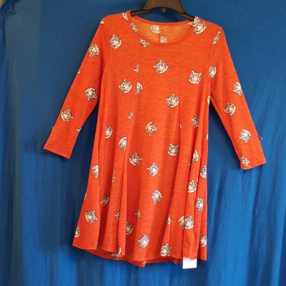 Orange tiger dress